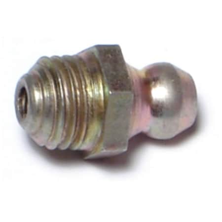 Midwest Fastener 8mm-1.0 x 10mm x 17mm Zinc Plated Steel Fine Thread Straight Grease Fittings 8PK 67164